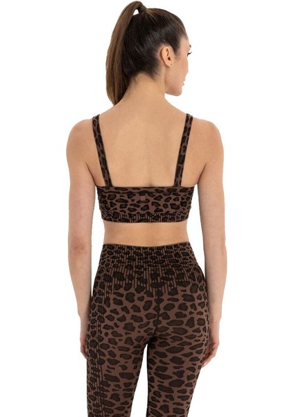 Leopar Desen Seamless Bra modelleri