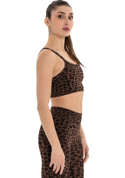 Leopar Desen Seamless Bra fırsatları