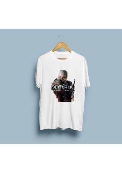 Oversize The Witcher 3 Wild Hunt Tasarım Unisex T-Shirt