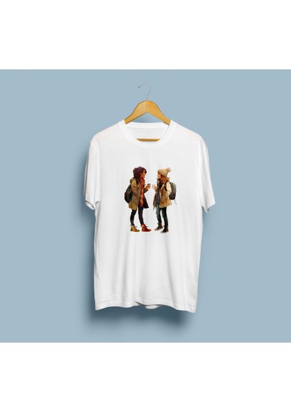 Oversize Best Friend / En Iyi Arkadaş Tasarım T-Shirt