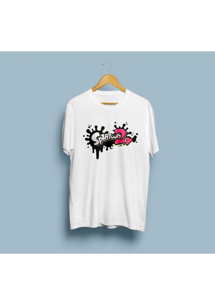 Oversize Splatoon 2 Tasarım Unisex T-Shirt