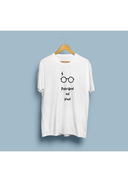 Oversize Potterhead And Proud Yazılı Unisex T-Shirt