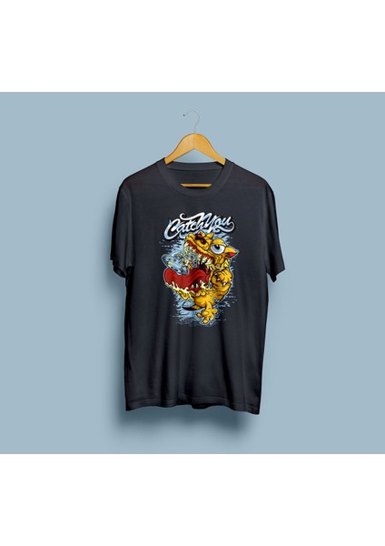 Oversize Catchyou Tasarım Unisex T-Shirt