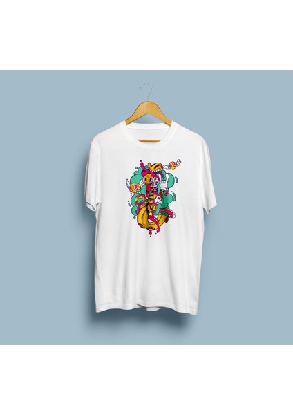 Oversize Vektör Art / Graffiti Unisex T-Shirt