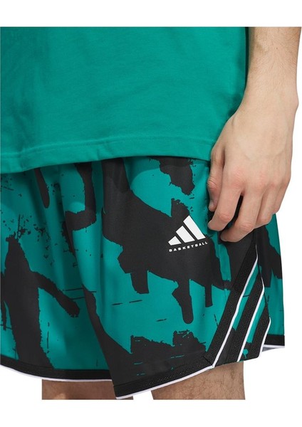 Erkek Yeşil Şort Crazylıte Aop 3 JI7565 indirimleri