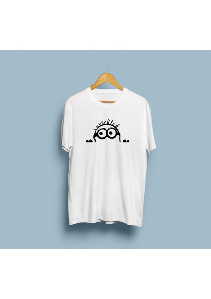 Oversize Minions Baskılı Unisex T-Shirt