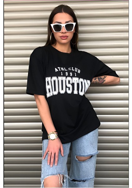 Houston Kadın Oversize T-Shirt