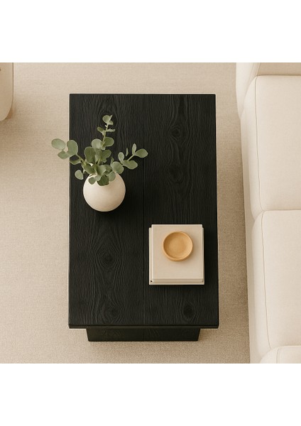 Doğal Ahşap Modern Orta Sehpa - El Yapımı Minimal Tasarım, Masif Çam