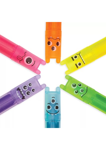 Mini Monster Kokulu Neon 6’lıhighlighter modelleri