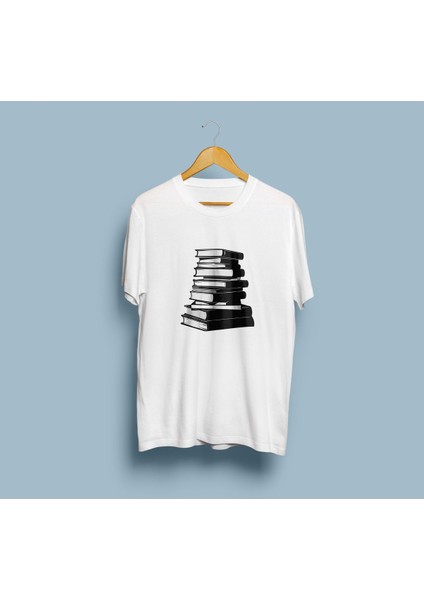Oversize Kitaplar / Ansiklopedi / Encyclopedia / Library Tasarım Unisex T-Shirt