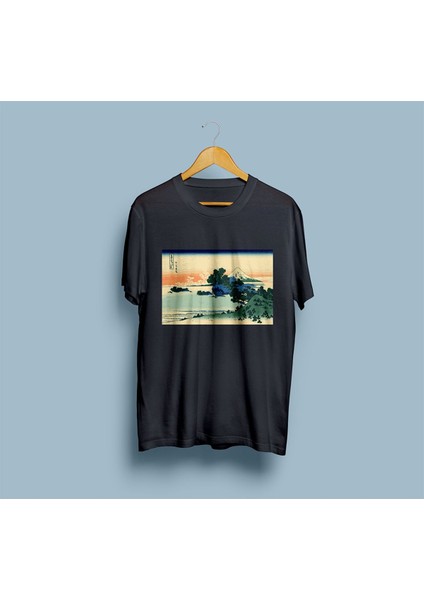 Oversize Sagami Plaj Tasarım Unisex T-Shirt