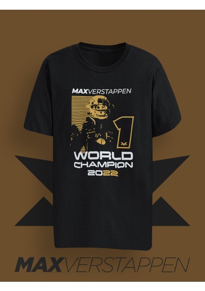 Max Verstappen 2022 Şampiyonluk T-Shirt 1385