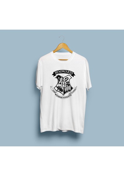 Oversize Hogwarts Yazılı Unisex T-Shirt