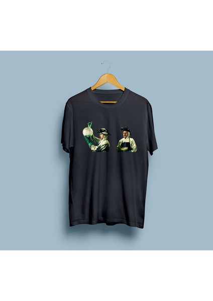 Oversize Breaking Bad Walter ve Jesse Tasarım Unisex T-Shirt