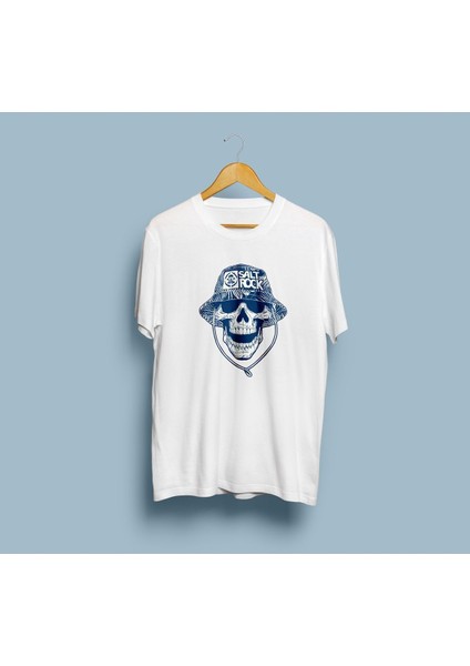 Oversize Salt Rock Kuru Kafa Tasarım Unisex T-Shirt