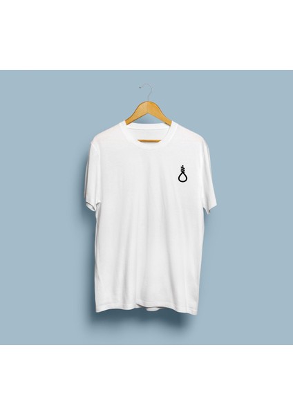 Oversize Anonim Profil Resmi Cep Tasarım Unisex T-Shirt