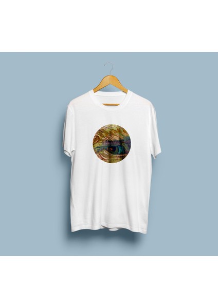Oversize Van Gogh's Eye / Van Gogh Gözü Self Portrait Unisex T-Shirt