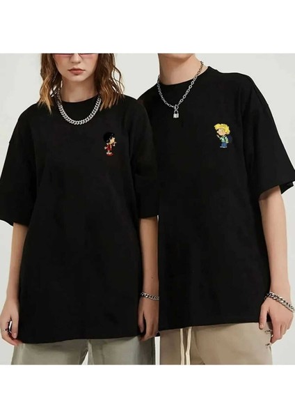 Oversize Sevgili Çift T-Shirtleri