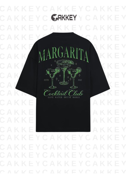 Margarita Baskılı Oversize T-Shirt modelleri