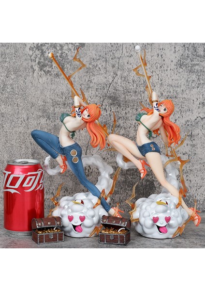 30 cm One Piece Iu Rezonans Nami Hasır Şapka Model Süsleri (Yurt Dışından)