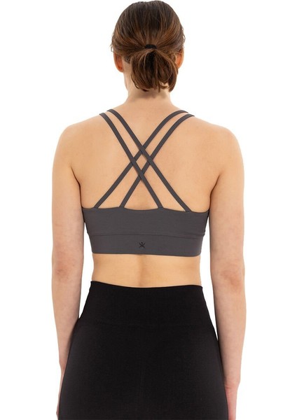 Çift Askılı Sırtı Çapraz Yoga Büstiyer