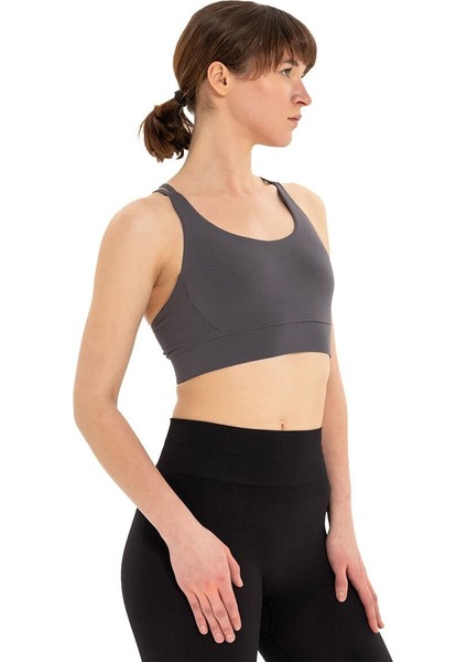 Çift Askılı Sırtı Çapraz Yoga Büstiyer