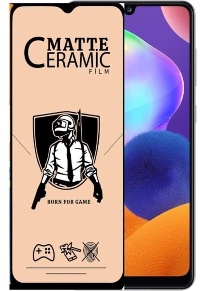 Samsung Galaxy M51 Uyumlu Mat Seramik Nano Kırılmaz Ekran Koruyucu - Anti Static Parmak Izi Bırakmaz