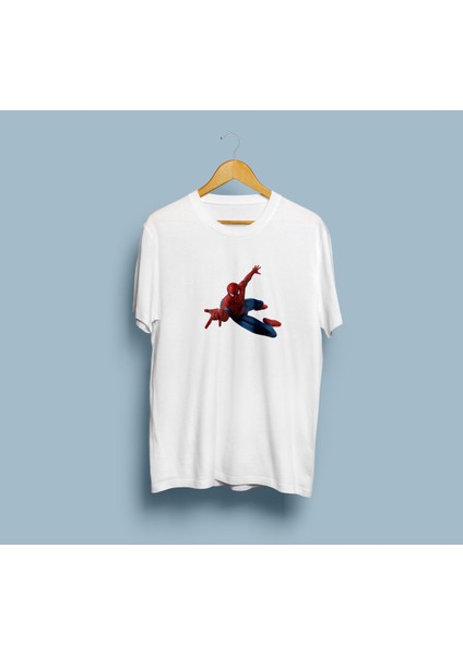 Oversize Örümcek Adam Tasarımlı Unisex T-Shirt