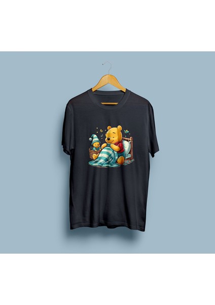 Oversize Winnie The Pooh Tasarım Unisex T-Shirt