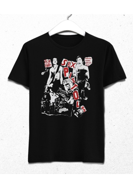 Pistols Erkek Siyah Tişört