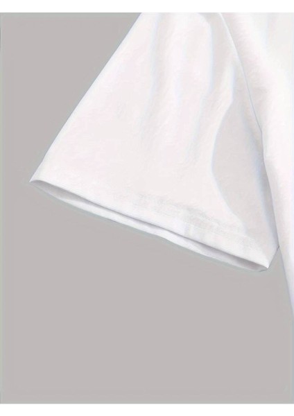 Erkek Beyaz Siyah Gri Oversize Boston Est 1997 Baskılı Bisiklet Yaka T-Shirt modelleri