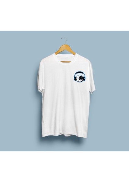 Oversize Dubstep Logo Tasarım Unisex T-Shirt