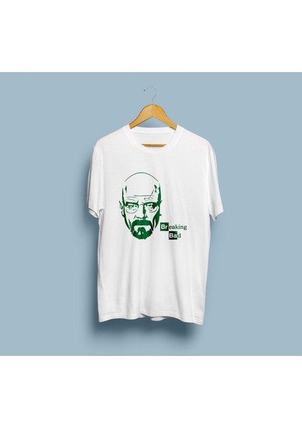 Oversize Breaking Bad Walter White Silüeti Tasarım Unisex T-Shirt