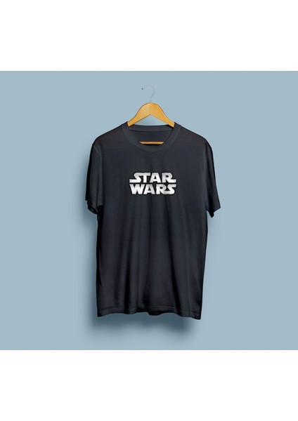 Oversize Star Wars Yazılı Unisex T-Shirt