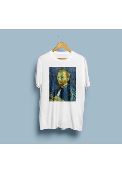 Oversize Vincent Van Gogh Baskılı Unisex T-Shirt