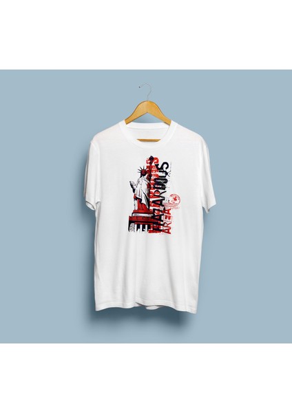 Oversize Statue Of Lıberty Unisex T-Shirt