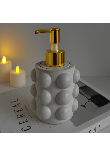 Gri Beton Buble Sıvı Sabunluk