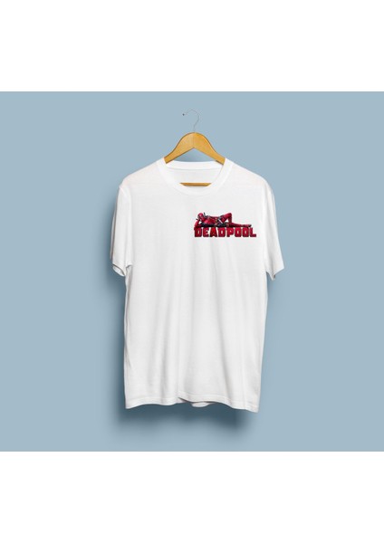 Oversize Deadpool Yazılı Tasarım Unisex T-Shirt