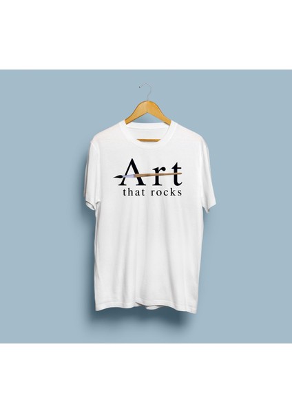 Oversize Art That Rocks Tasarım Unisex T-Shirt