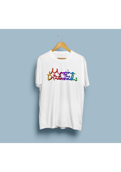 Oversize Marina And The Diamonds Yazı Tasarım Unisex T-Shirt