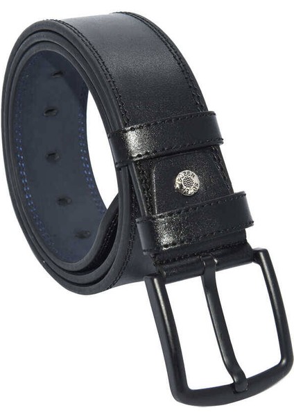 4.5 cm Tokalı Suni Deri Düz Renk Dikişli Model Spor Kemer Siyah fiyatları