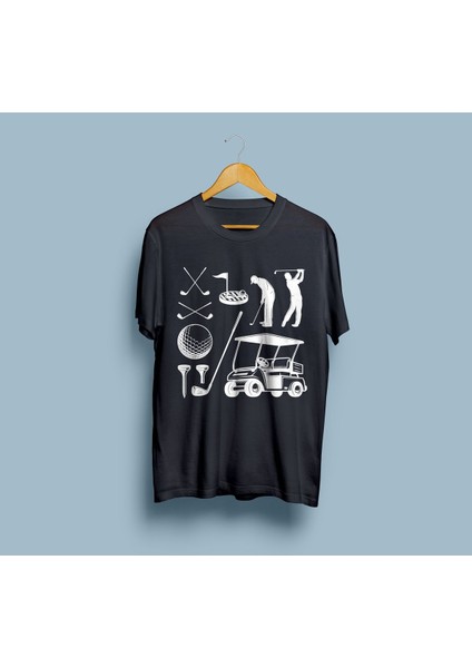 Oversize Golf 3 Tasarım Unisex T-Shirt