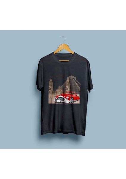 Oversize Vintage Mexico Tasarım Unisex T-Shirt