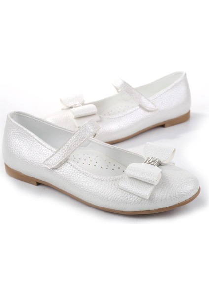 Ortaç 3162 Kız Çocuk Balerin Cırtlı Babet Ayakkabı