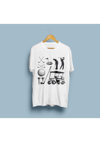 Oversize Golf 3 Tasarım Unisex T-Shirt