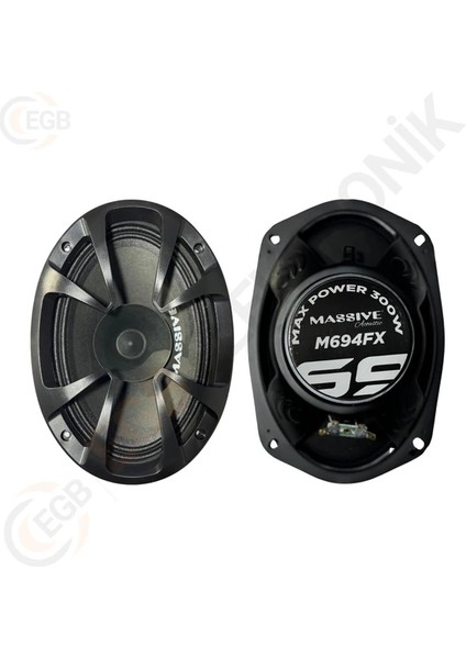 MS-M694FX 300W 6x9 Oval Midrange