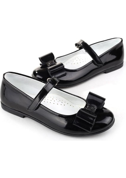Ortaç 3162 Kız Çocuk Balerin Cırtlı Babet Ayakkabı