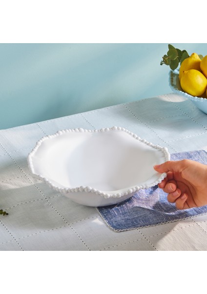 Perla Melamin Salata Kasesi 27 cm Beyaz modelleri