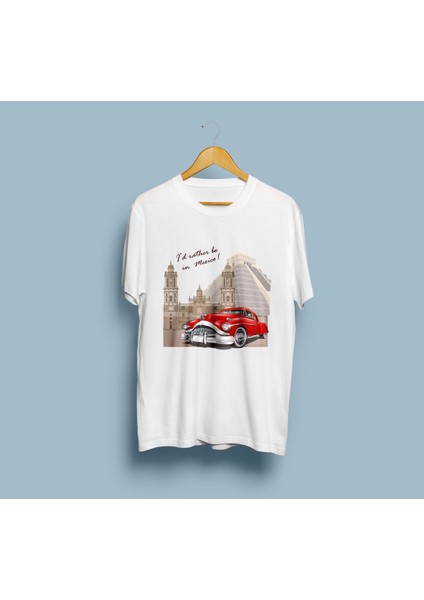 Oversize Vintage Mexico Tasarım Unisex T-Shirt