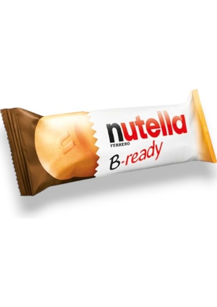 B-Ready Kakaolu Fındık Kreması Dolgulu Buğday Gevrekli Gofret 132 gr x 2'Li Fırsat Paket